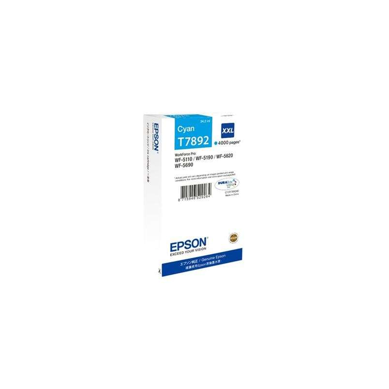 Ink cartridge Epson T7892 Cyan Original - C13T789240
