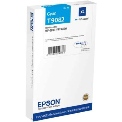Tinteiro Epson T9082 Azul Original - C13T908240
