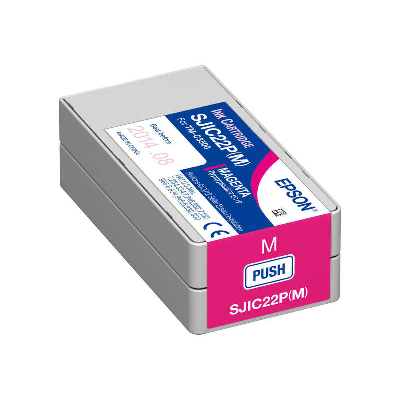 Cartucho de tinta Epson SJIC22P Magenta Original - C33S020603