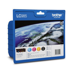 Pack Tinteiros Brother LC-985VALBP 4 Cores Original