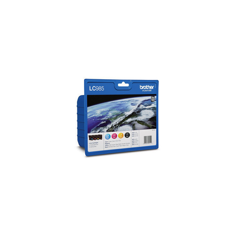 Pack Ink cartridges Brother LC-985VALBP 4 Colours Original