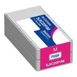 Tinteiro Epson SJIC22P Magenta Compatível - C33S020603 - Tinta Pigment