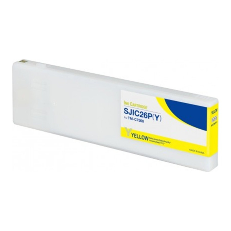 Cartucho de tinta Epson SJIC26P Amarillo compatible - C33S020621 - Tinta Pigment