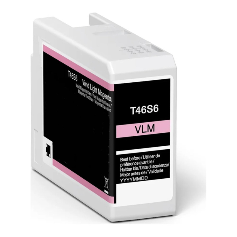 Cartucho de tinta Epson T46S6 Magenta Claro Vivo compatible - C13T46S600 - Ti