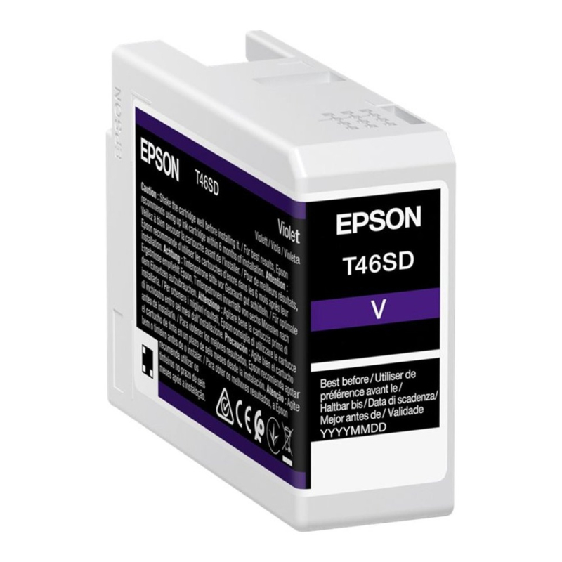 Tinteiro Epson T46SD Violeta Compatível - C13T46SD00 - Tinta Pigmentad