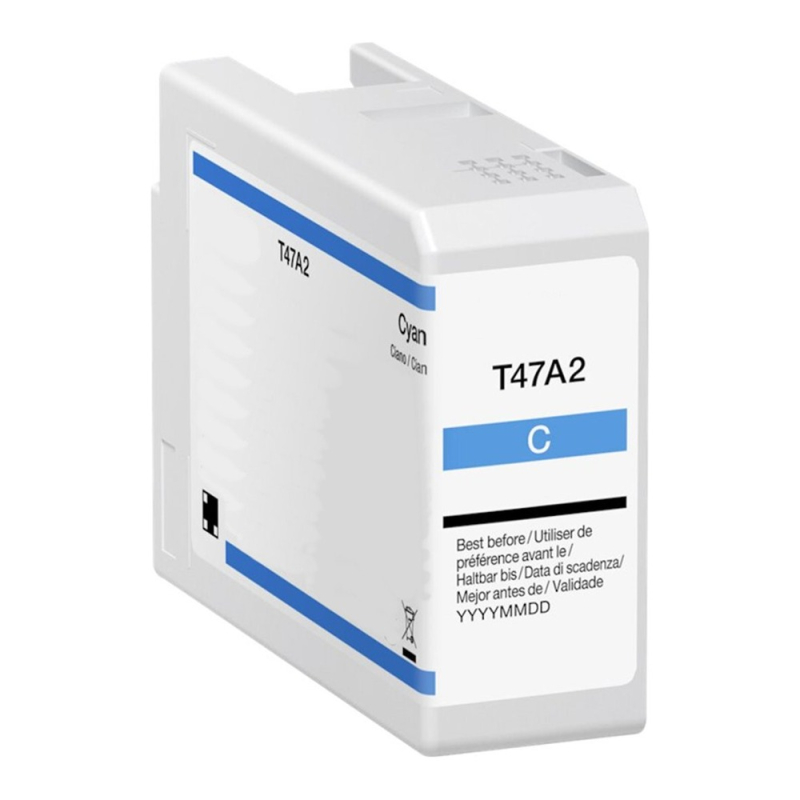 Ink cartridge Epson T47A2 Cyan compatible - C13T47A200 - Pigment Ink