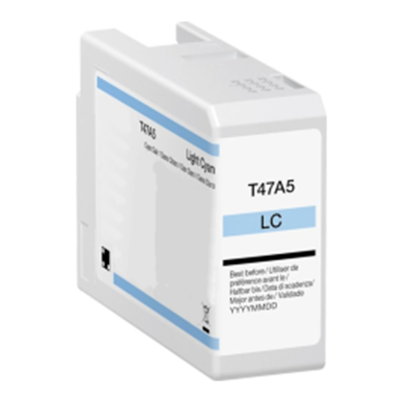 Tinteiro Epson T47A5 Azul Claro Compatível - C13T47A500 - Tinta Pigmen