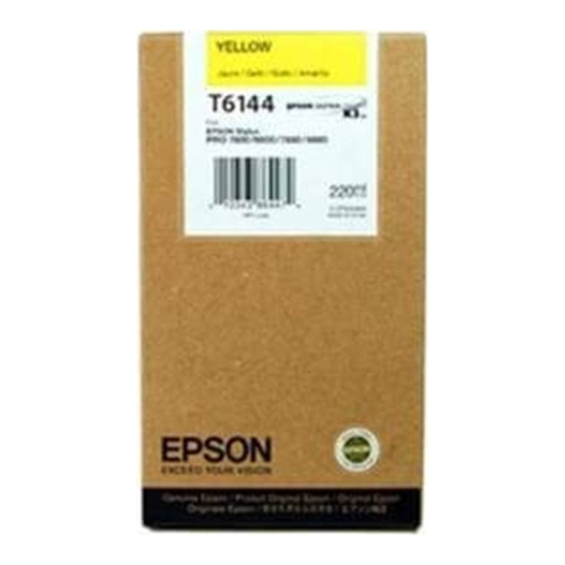 Ink cartridge Epson T6144 Yellow Original - C13T614400